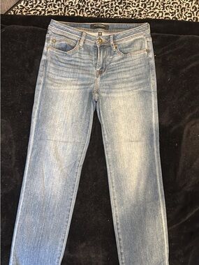 Liverpool Light Wash Skinny Jeans in Blue